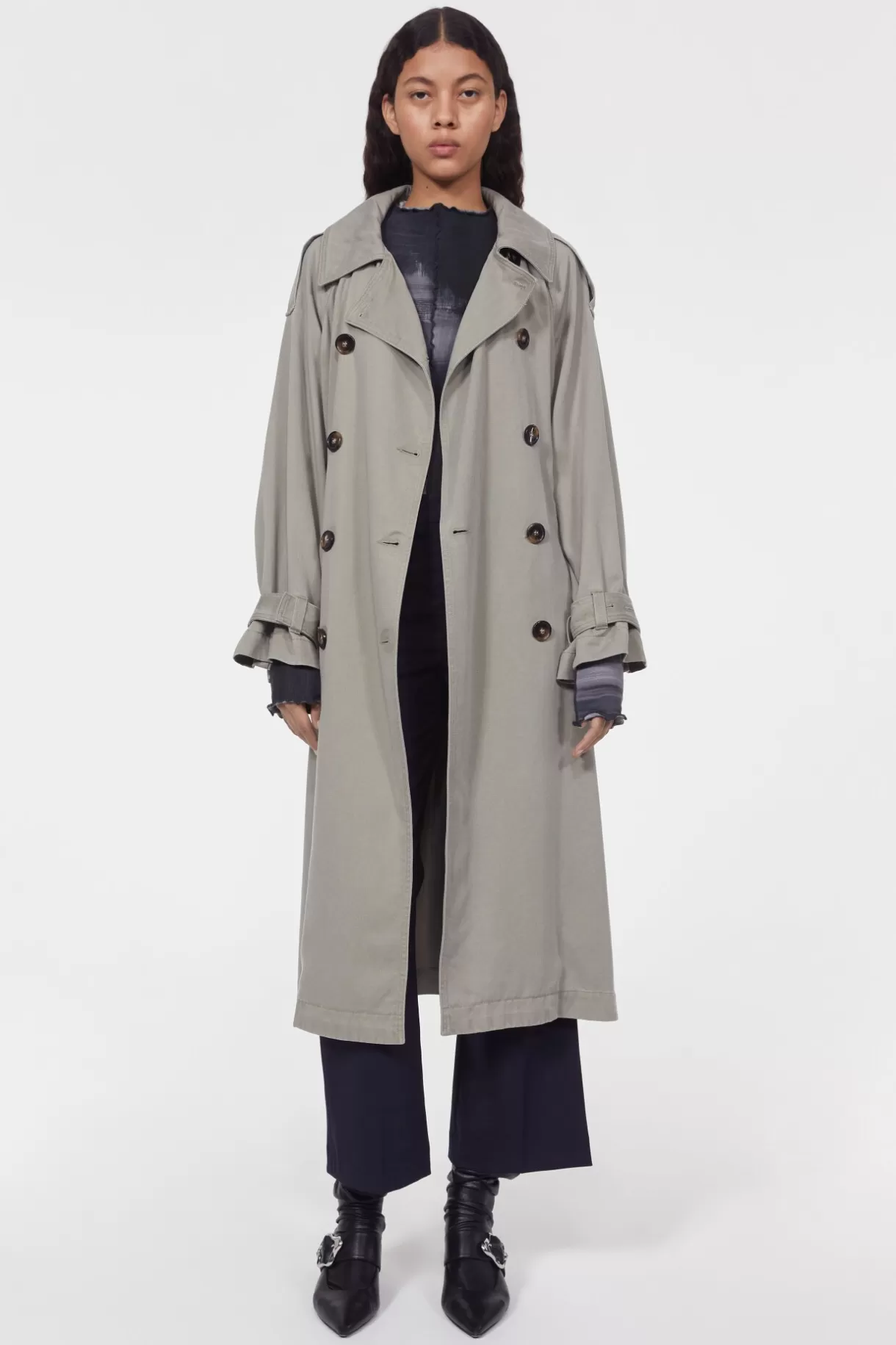 Women Rodebjer Lois Drape Trench Coat