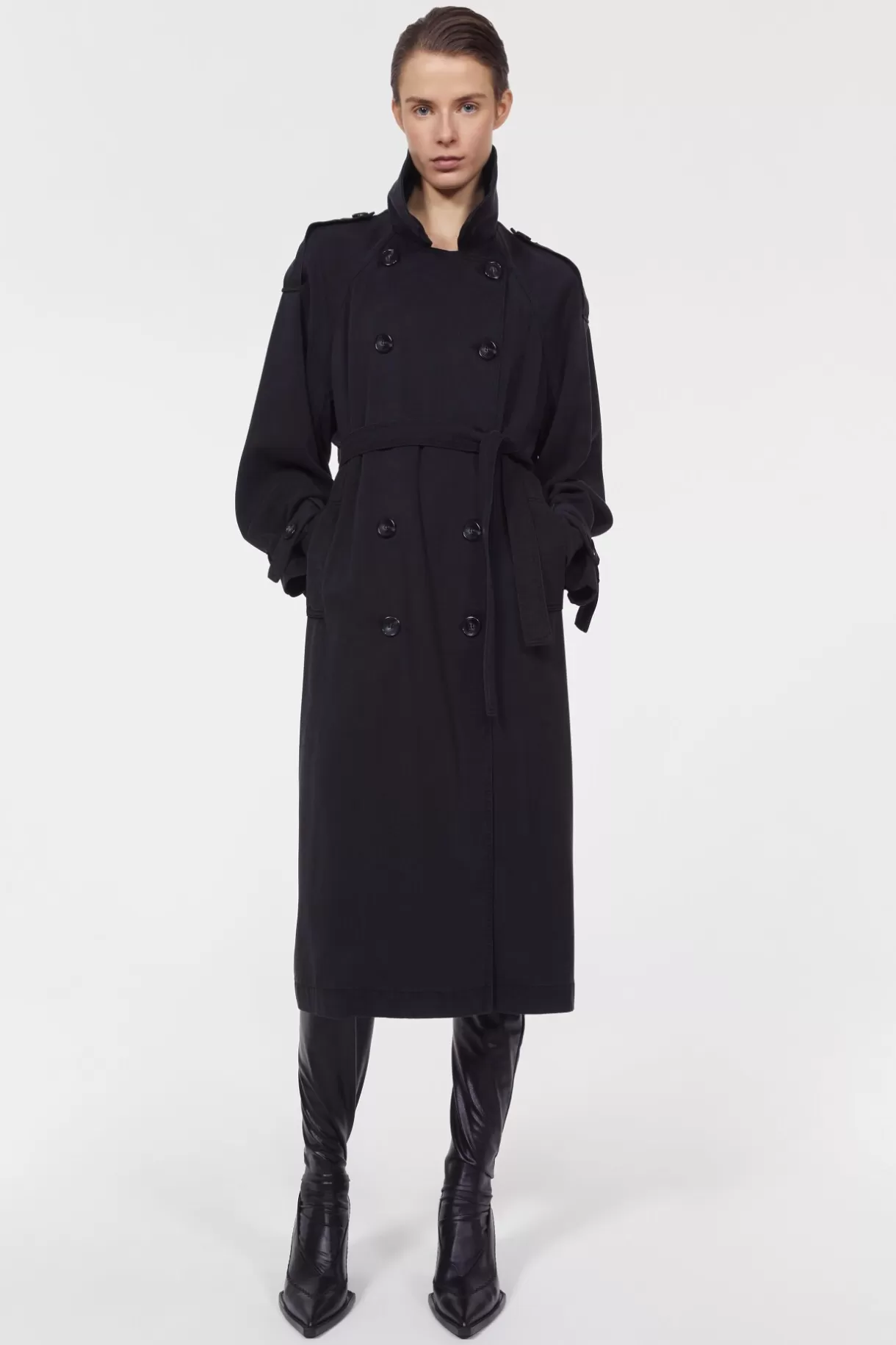 Women Rodebjer Lois Drape Trench Coat