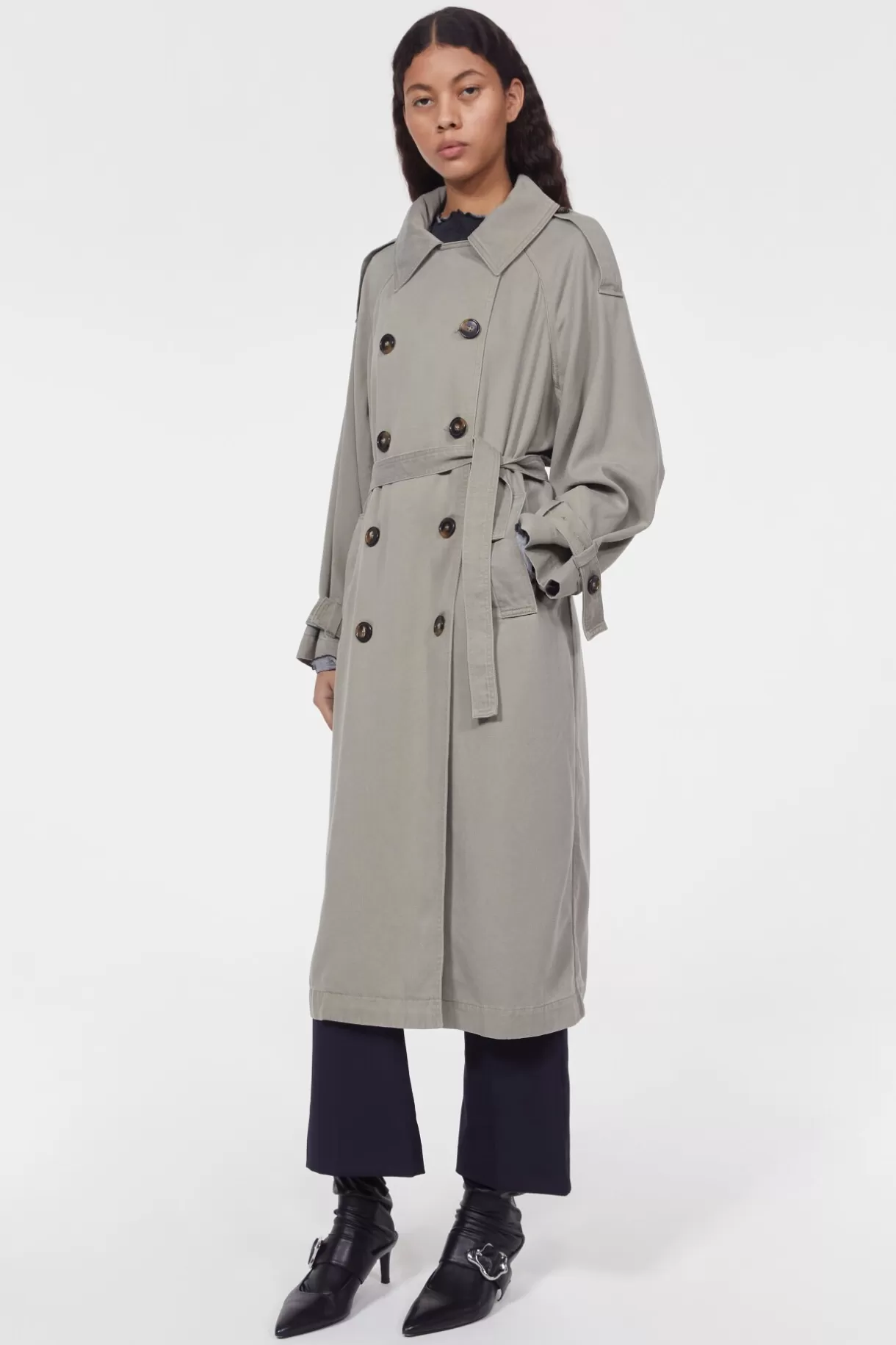 Women Rodebjer Lois Drape Trench Coat