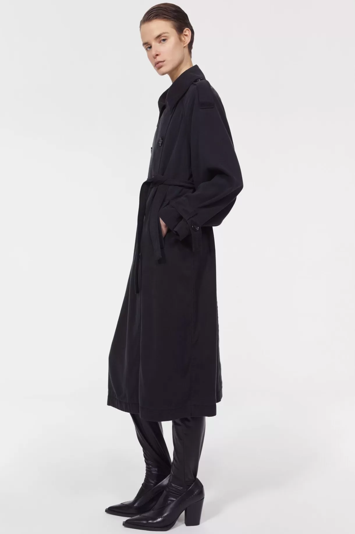 Women Rodebjer Lois Drape Trench Coat