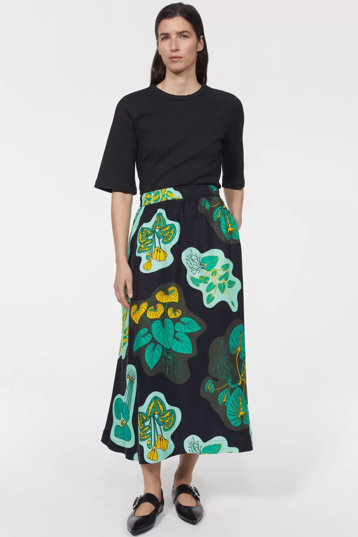 Women Rodebjer Marla Leaf Skirt