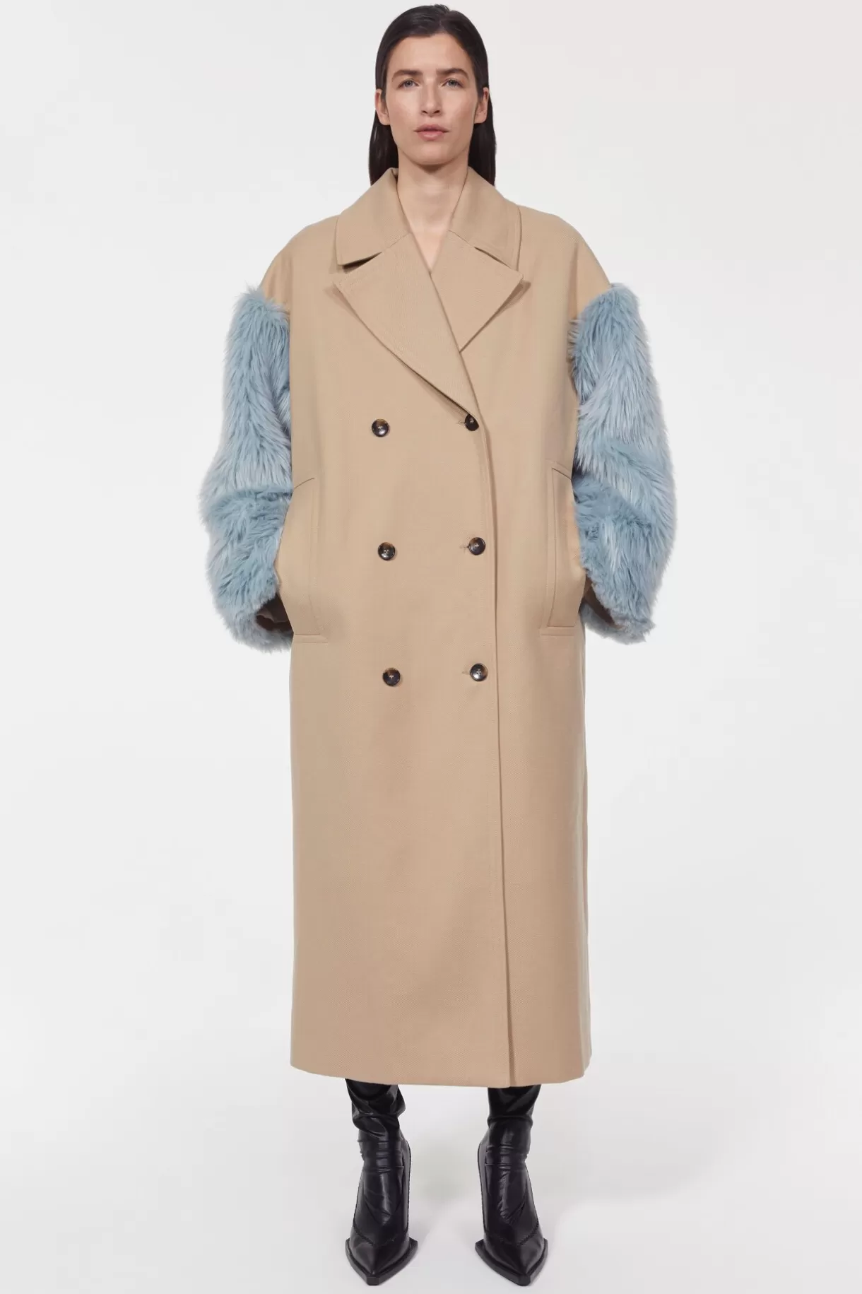 Women Rodebjer Peaches Patchwork Coat